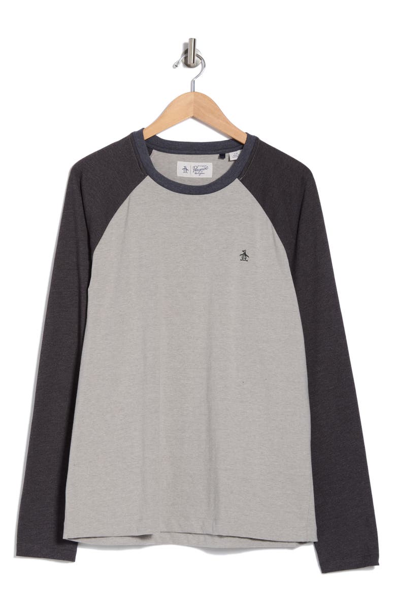 Original Penguin Colorblock Raglan Jersey T-Shirt, Alternate, color,