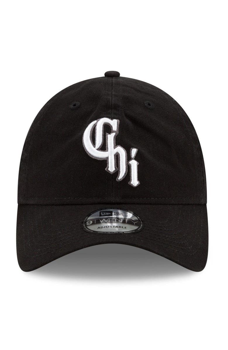 New Era Men's New Era Black Chicago White Sox 2021 City Connect 9TWENTY Adjustable Hat, Alternate, color, 