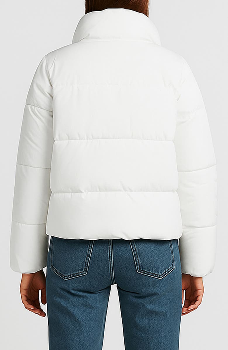 Noize Amanda Short Puffer Jacket, Alternate, color, White
