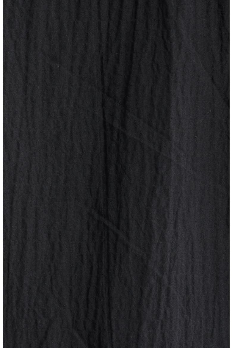 Alban 5721 Cotton Seersucker Zip-Up Shirt Jacket, Alternate, color, BLACK