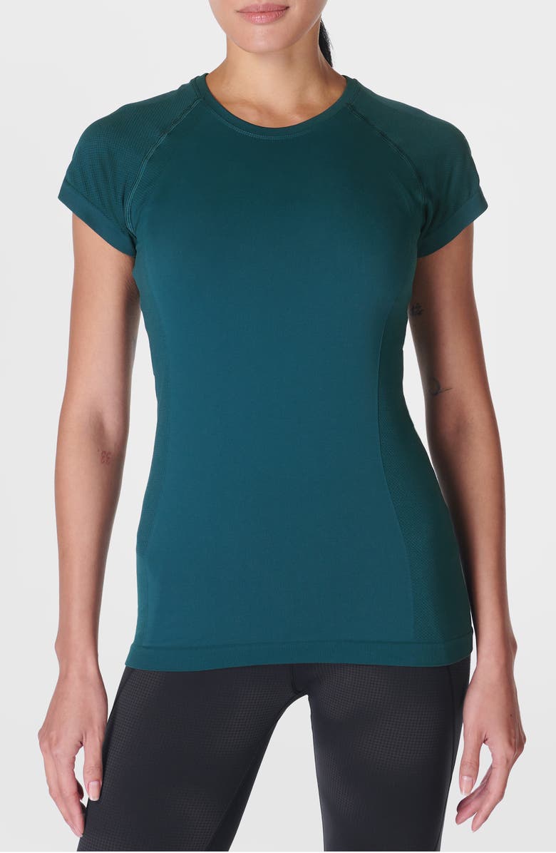 Sweaty Betty Athlete Seamless Workout T-Shirt, Main, color,