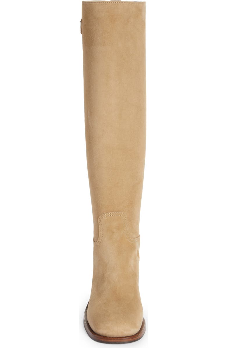 Prada Tronchetti Block Heel Knee High Boot, Alternate, color,