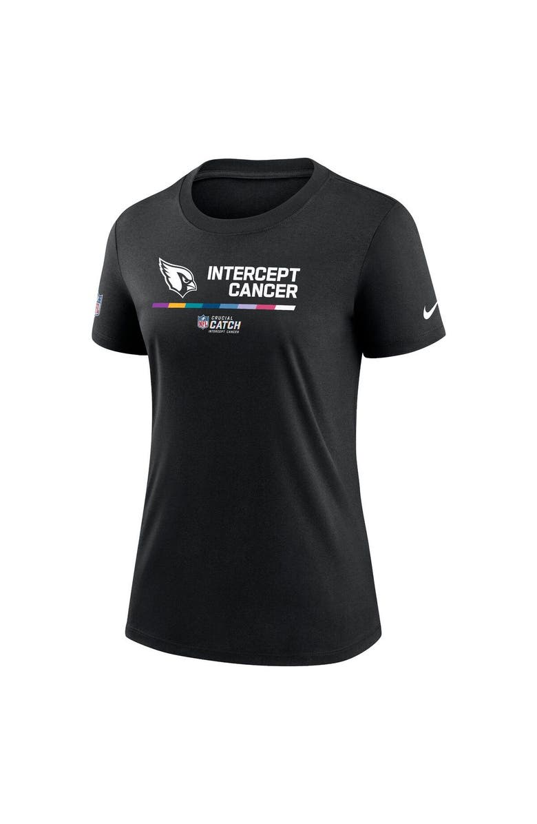 Nike Women's Nike Black Arizona Cardinals 2022 NFL Crucial Catch Performance T-Shirt, Alternate, color, 