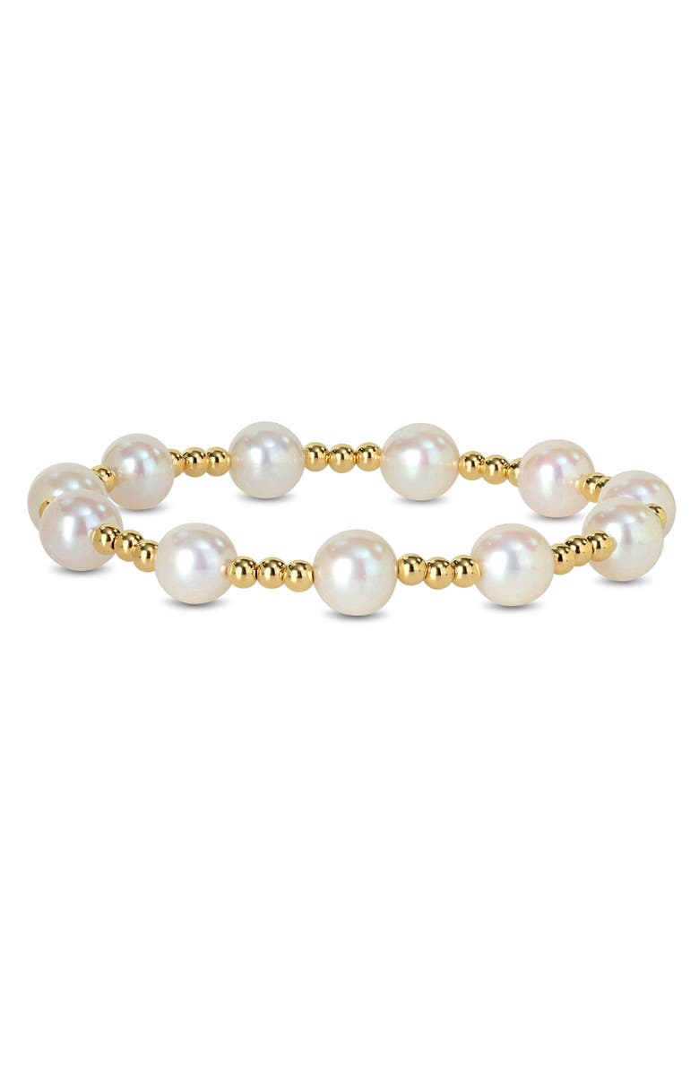 Julianna B. Cultured Freshwater Pearl Bracelet 10k, Main, color,