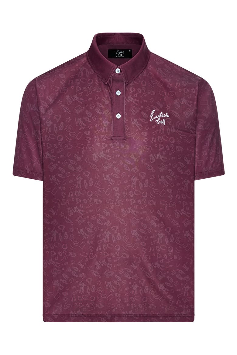 Signature Golf Polo, Main, color, FIG DOODLE SKETCH