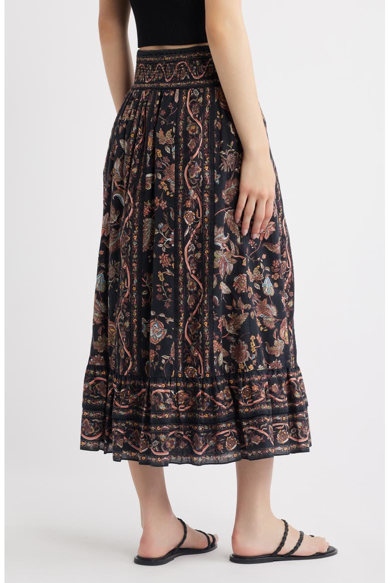 Morgan Midi Skirt, Alternate, color, BOIS PRINT
