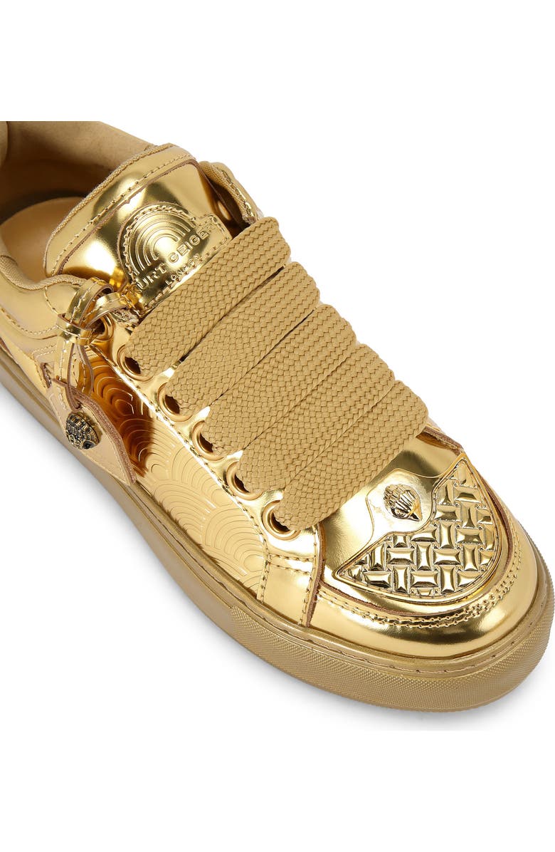 Kurt Geiger London Southbank Tag Platform Sneaker, Alternate, color, Gold