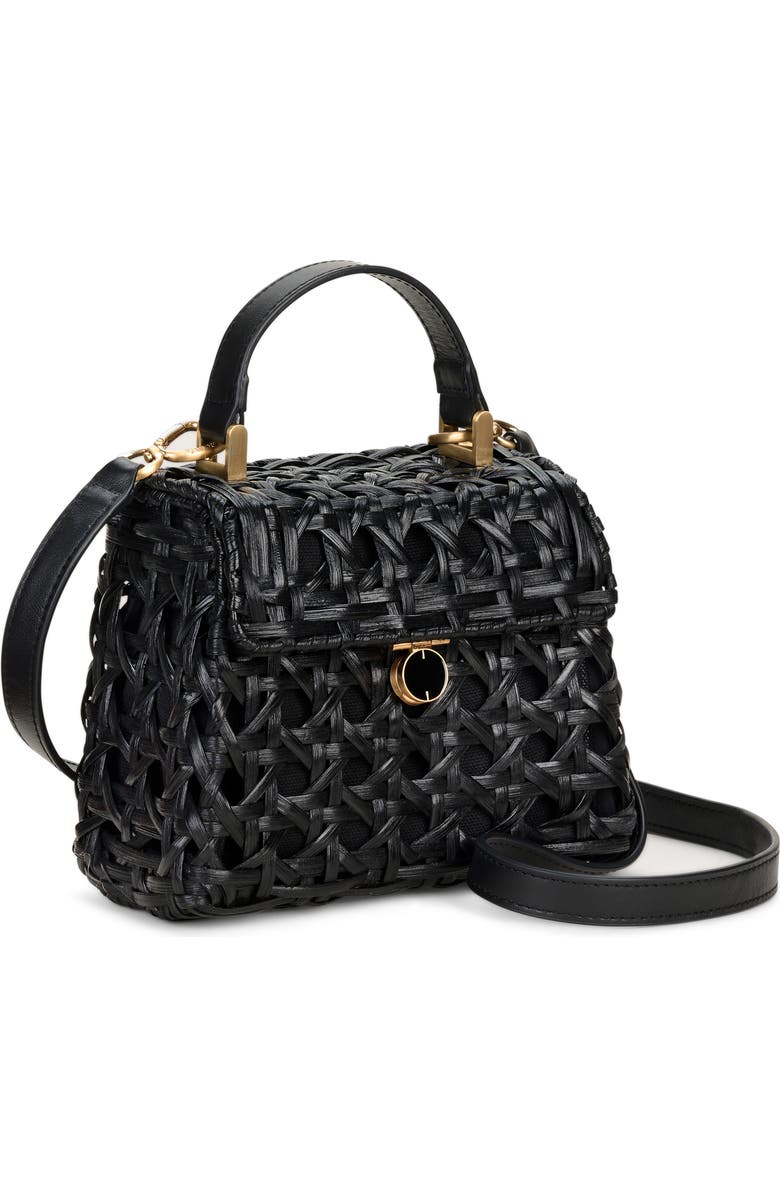 Cult Gaia Sybil Rattan Crossbody Satchel, Alternate, color,