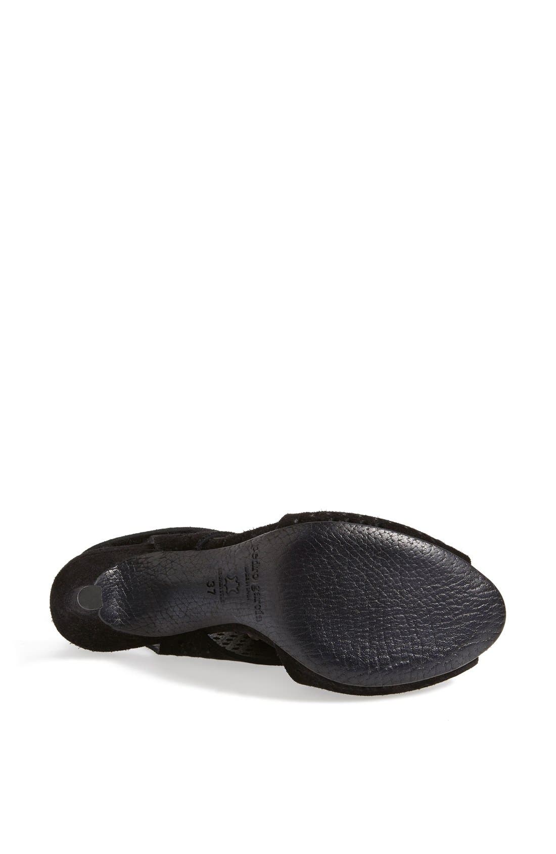 Pedro Garcia 'Samara' Perforated Open Toe Sandal, Alternate, color, 