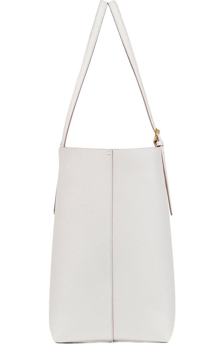 MCM Himmel Shopper in Embossed Logo Leather, Alternate, color,