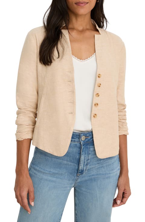 Seams to Be Stretch Linen Jacket