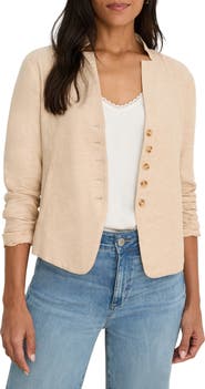 NIC+ZOE Seams to Be Stretch Linen Jacket