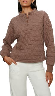 Sanctuary Quilted Sweatshirt