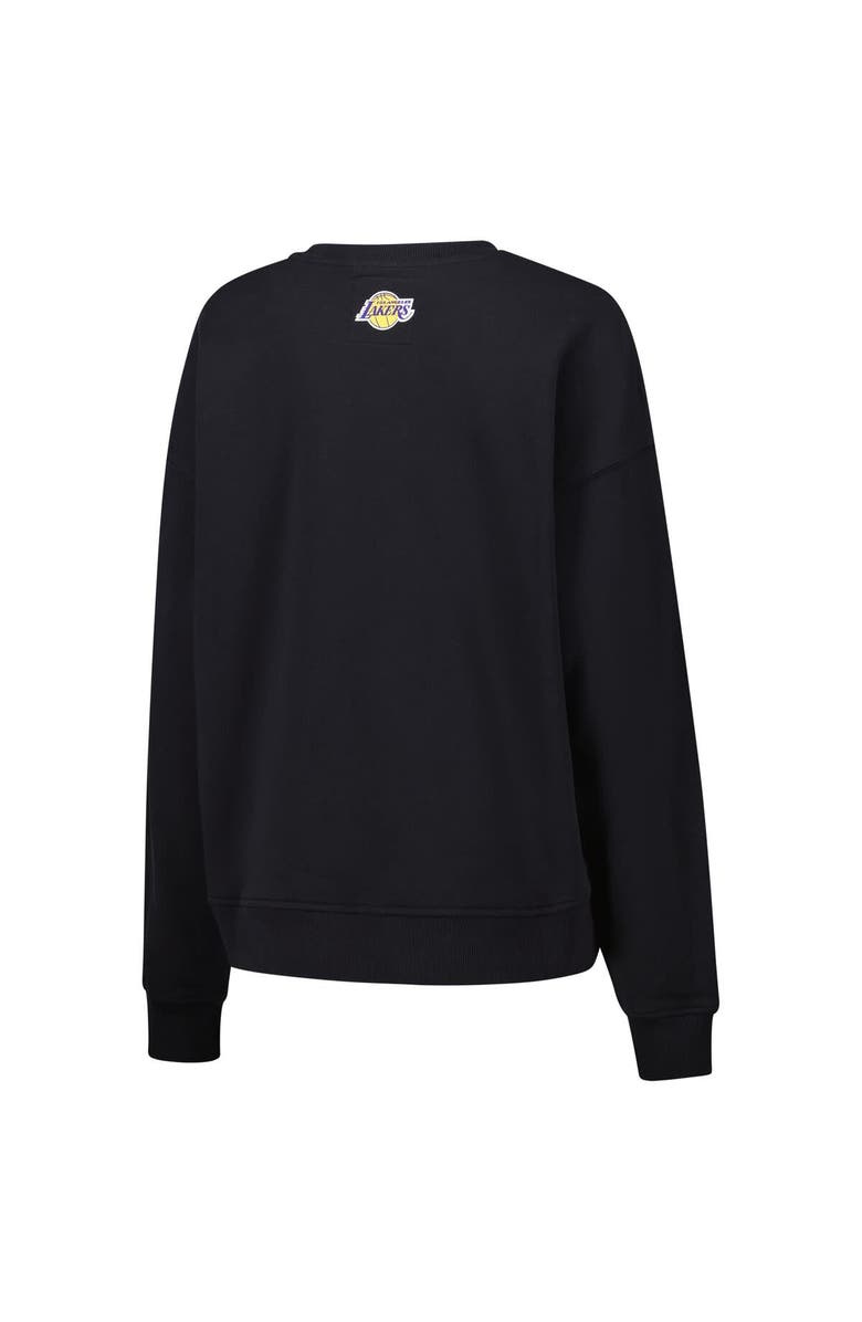Terez Women's Terez Black Los Angeles Lakers Gemstone Logo Pullover Sweatshirt, Alternate, color, Black