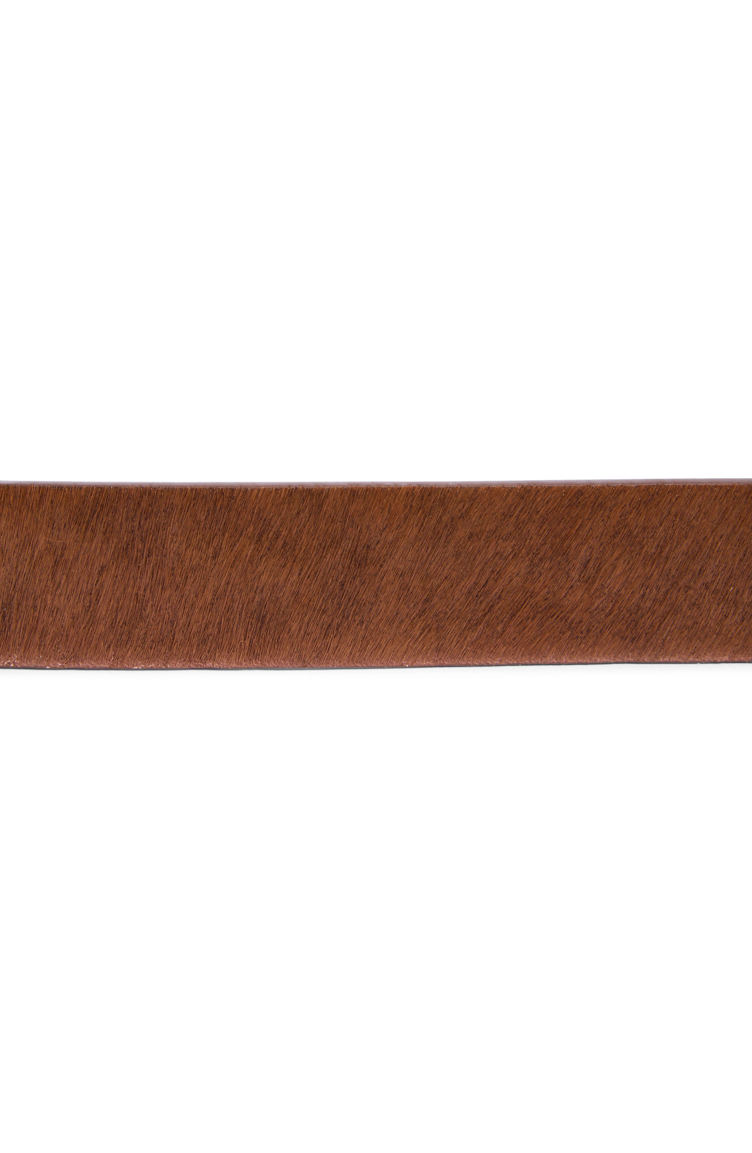 Melrose and Market Genuine Calf Hair Western Tipped Belt (Women ...