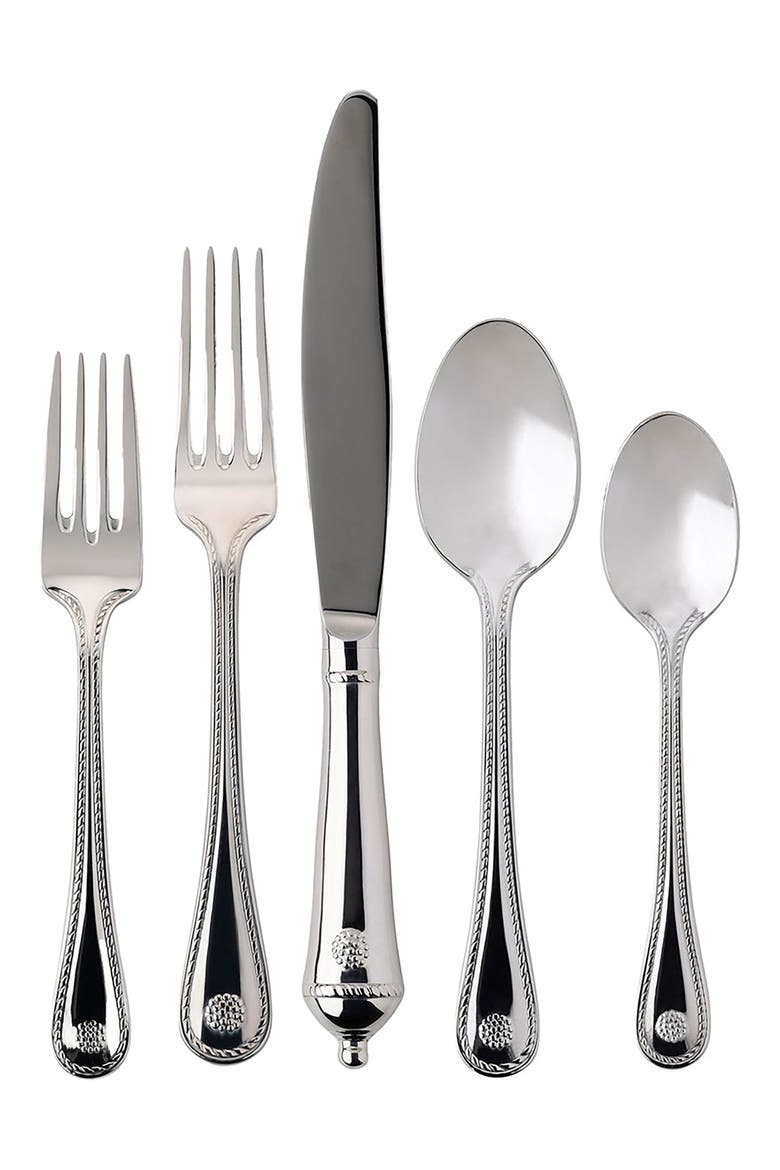 Berry Thread 20-Piece Place Setting, Alternate, color, POLISHED