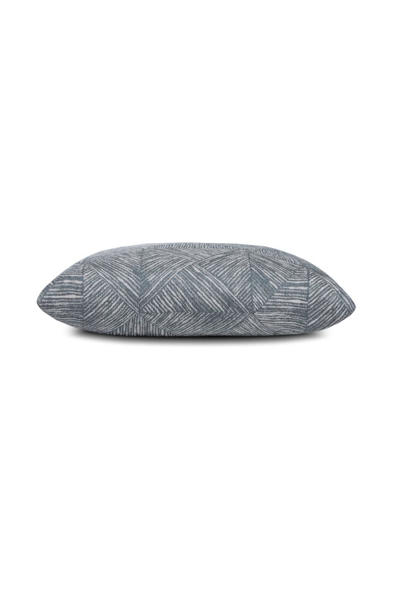 Reimagine Denim Indoor & Outdoor Woven Accent Pillow, Alternate, color, Denim