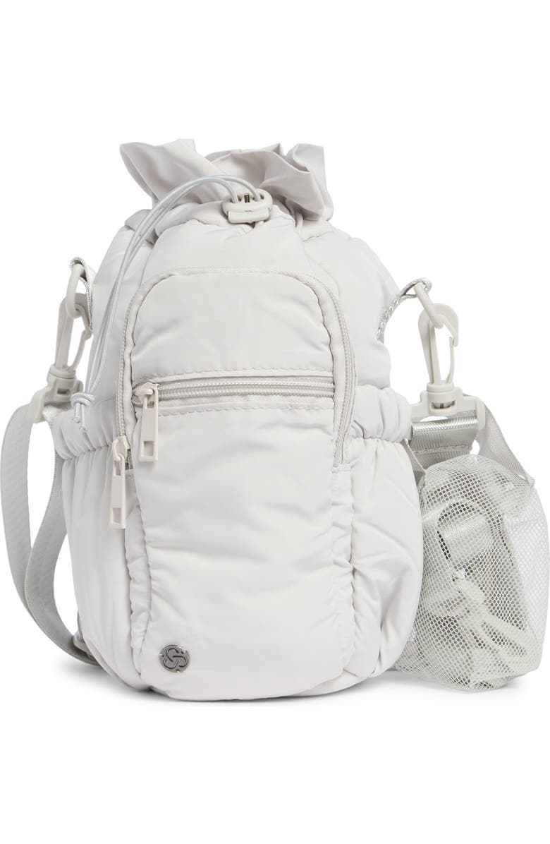 Zella Water Bottle Crossbody Bag, Main, color, Moonbeam