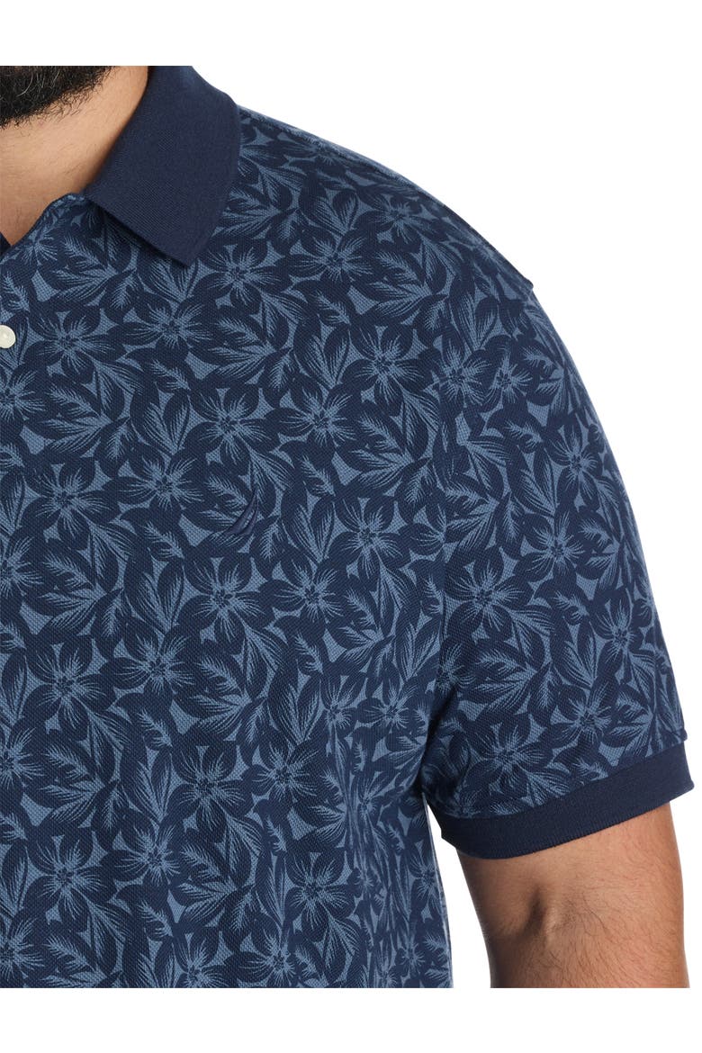 Big & Tall Floral Polo Shirt, Alternate, color, NAVY SEAS