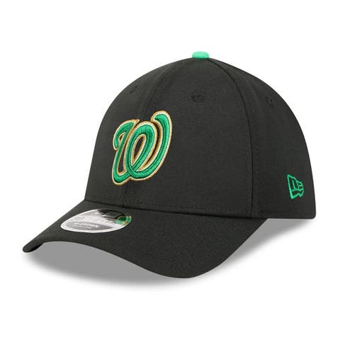 Men's New Era  Black Washington Nationals 2026 St. Patrick's Day 39THIRTY Flex Hat