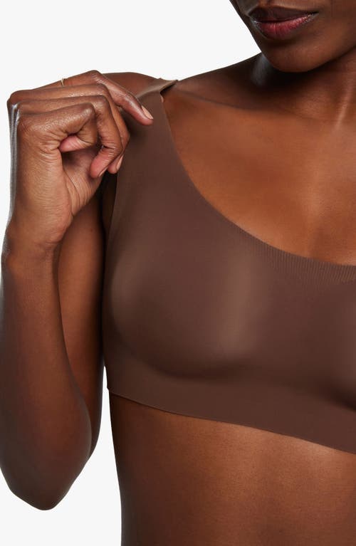 Evelyn & Bobbie The Bobbie Scoop Bra In Brown