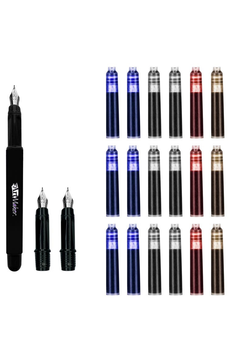 Art Maker Masterclass Collection Calligraphy Art Kit, Alternate, color, Multicolored