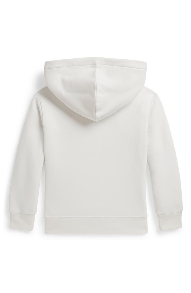 Polo Ralph Lauren Kids' Polo Bear Fleece Hoodie, Alternate, color, Deck Wash White