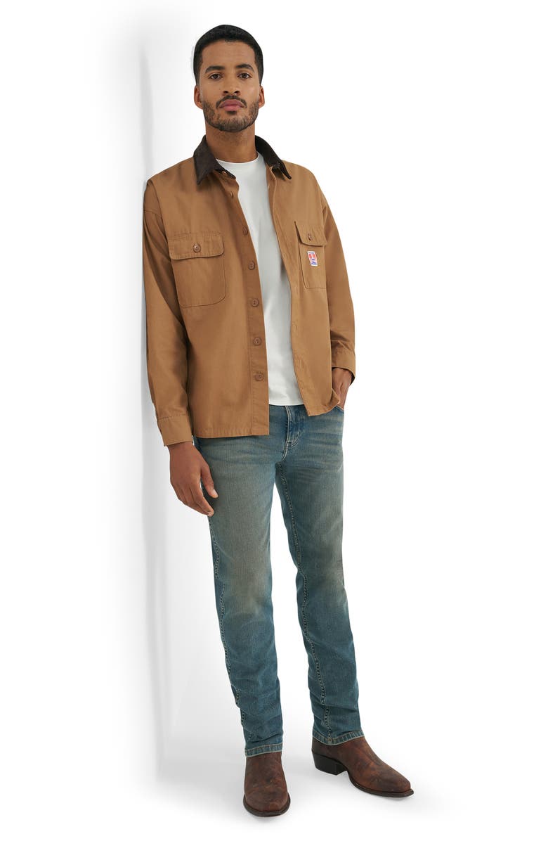 Wrangler Casey Jones Overshirt, Alternate, color, Toasted Coconut