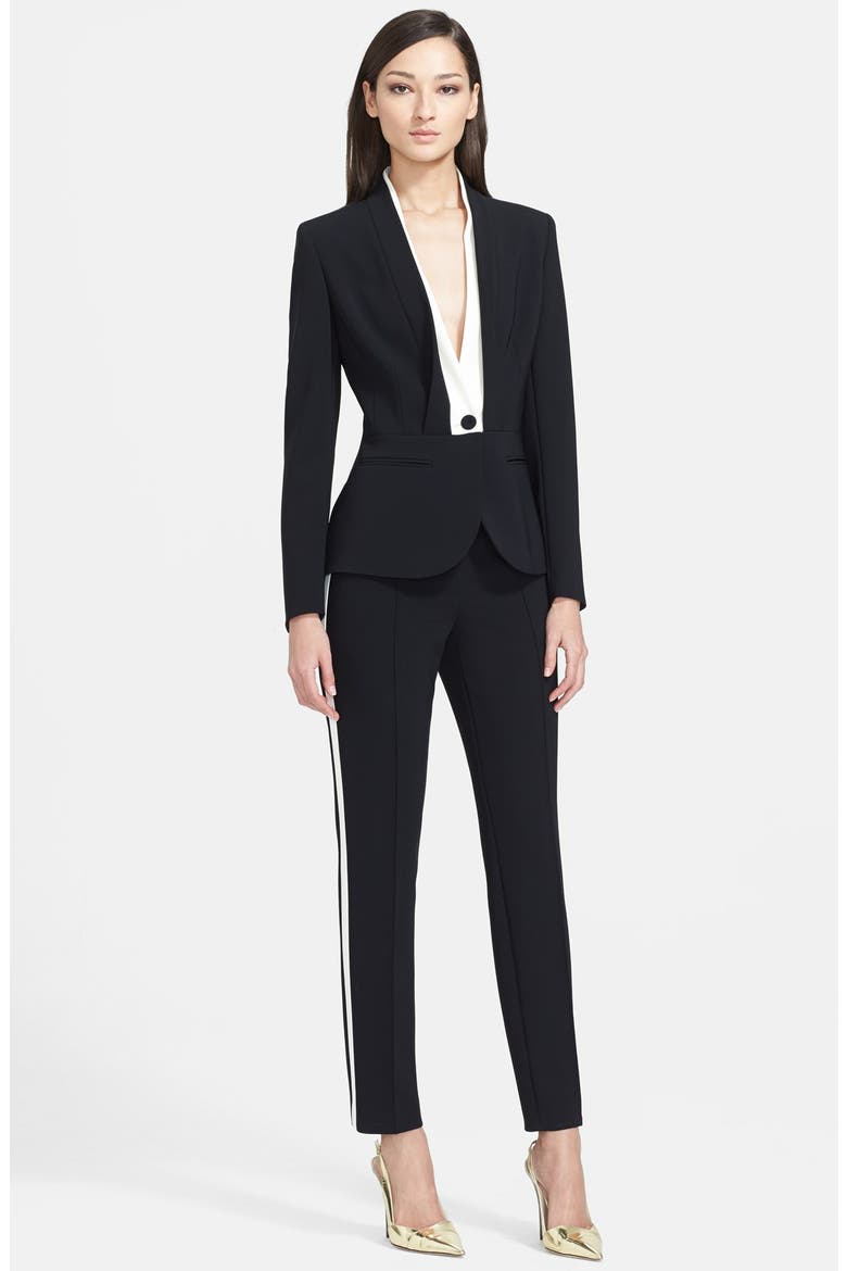 Shawl Collar Tuxedo Jacket, Alternate, color, BLACK