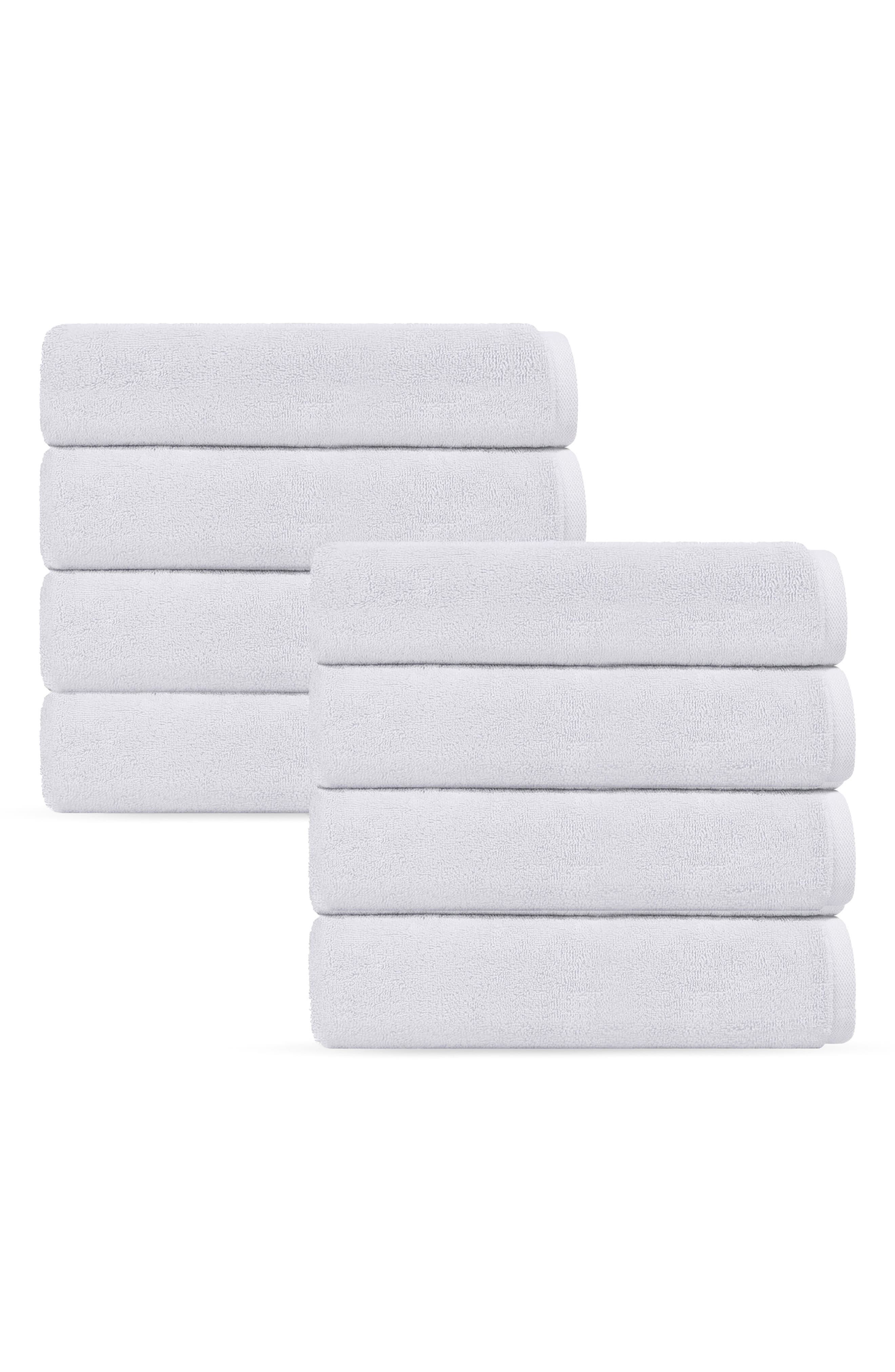 DePera Puresoft 8-Piece Turkish Cotton Hand Towels