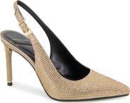 Kenneth Cole Quinnly Crystal Slingback Pointed Toe Pump