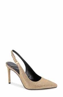 Kenneth Cole Quinnly Crystal Slingback Pointed Toe Pump