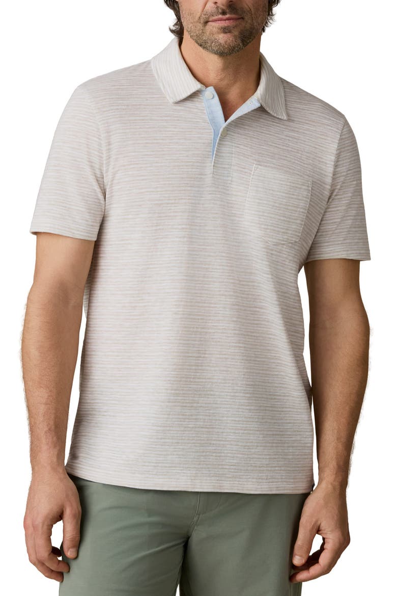 Breeze Striped Polo, Main, color, DESERT WAKE STRIPE
