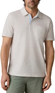 Faherty Breeze Striped Polo