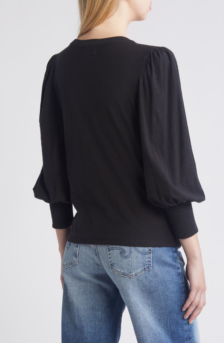 Nation LTD Loren Smocked Peasant T-Shirt, Alternate, color,