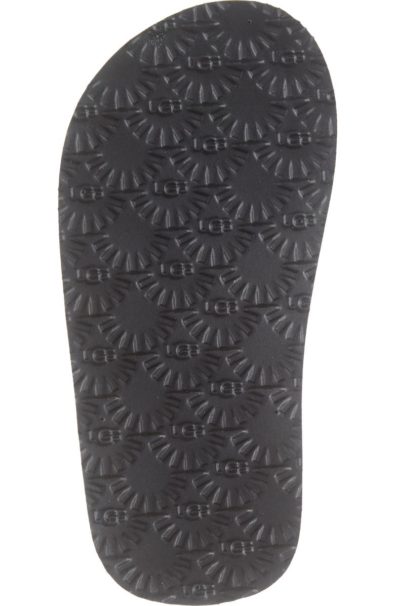 UGG<sup>®</sup> Kids' Zuma Logo Slingback Sandal, Alternate, color, Black