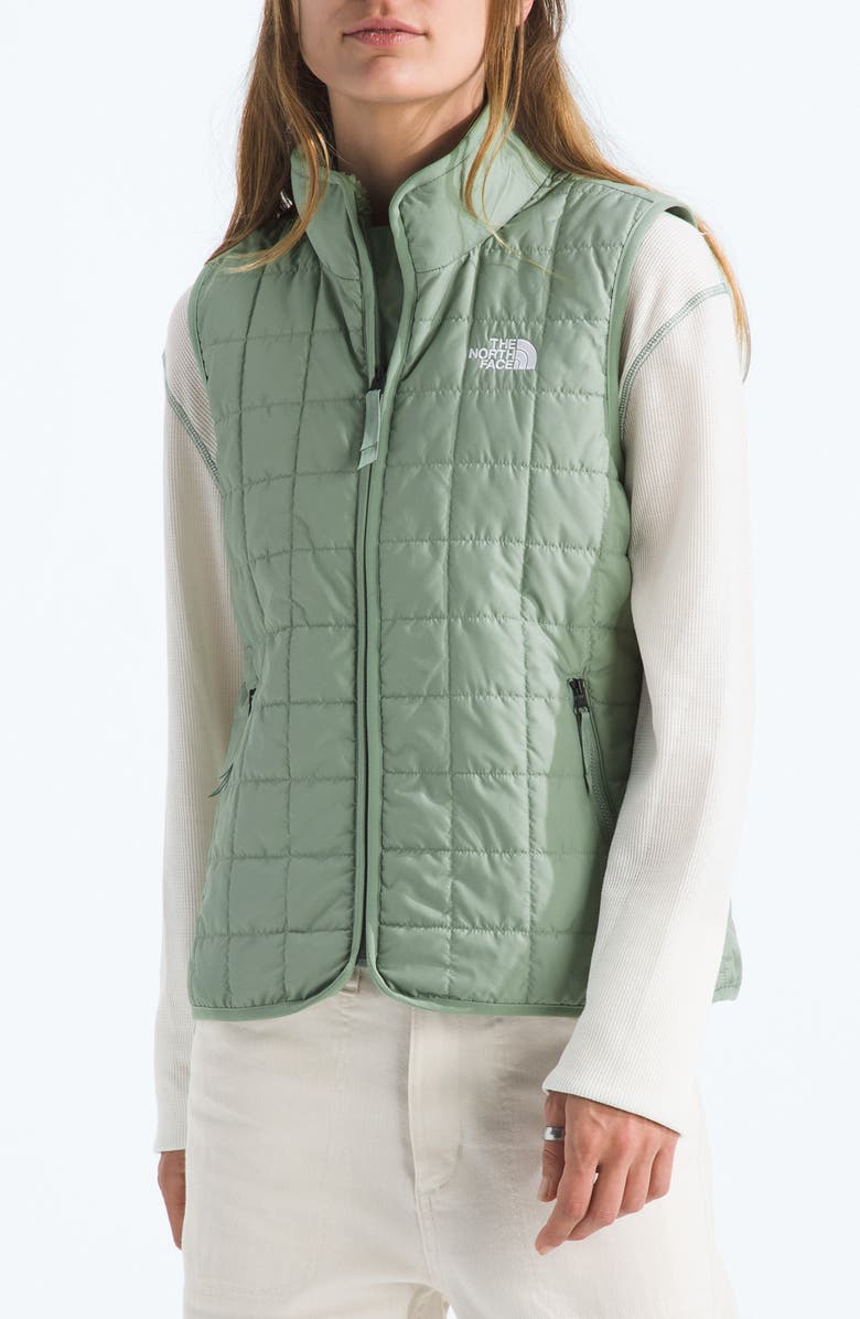 The North Face Junction Quilted Heatseeker Eco Vest, Main, color, Slate Moss
