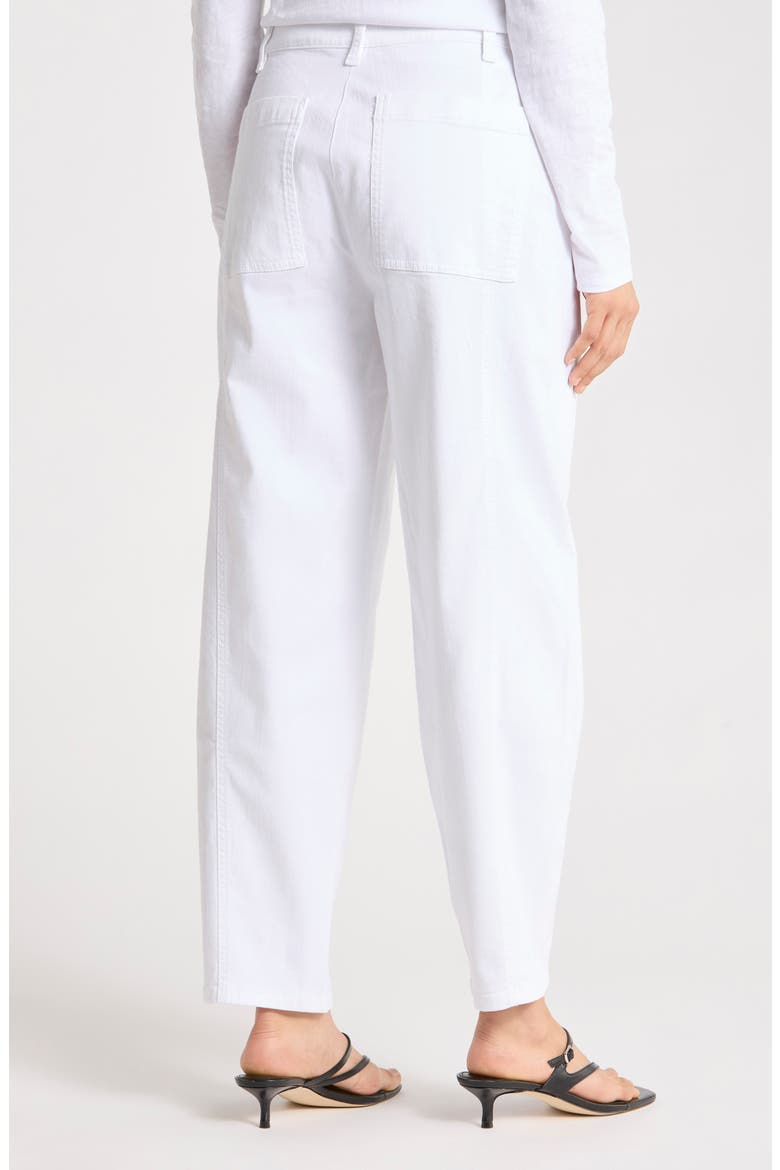 Ankle Lantern Leg Jeans, Alternate, color, WHITE