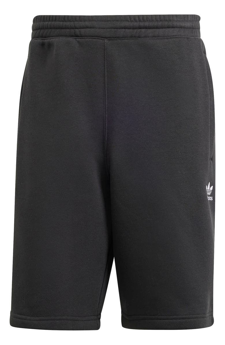 adidas Originals Trefoil Essentials Sweat Shorts, Alternate, color, Black