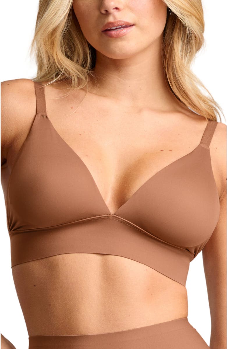 Siella No-Show Triangle Bra, Main, color, 