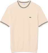 Lacoste Tipped Crewneck Cotton Sweater