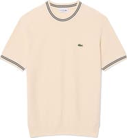 Lacoste Tipped Crewneck Cotton Sweater