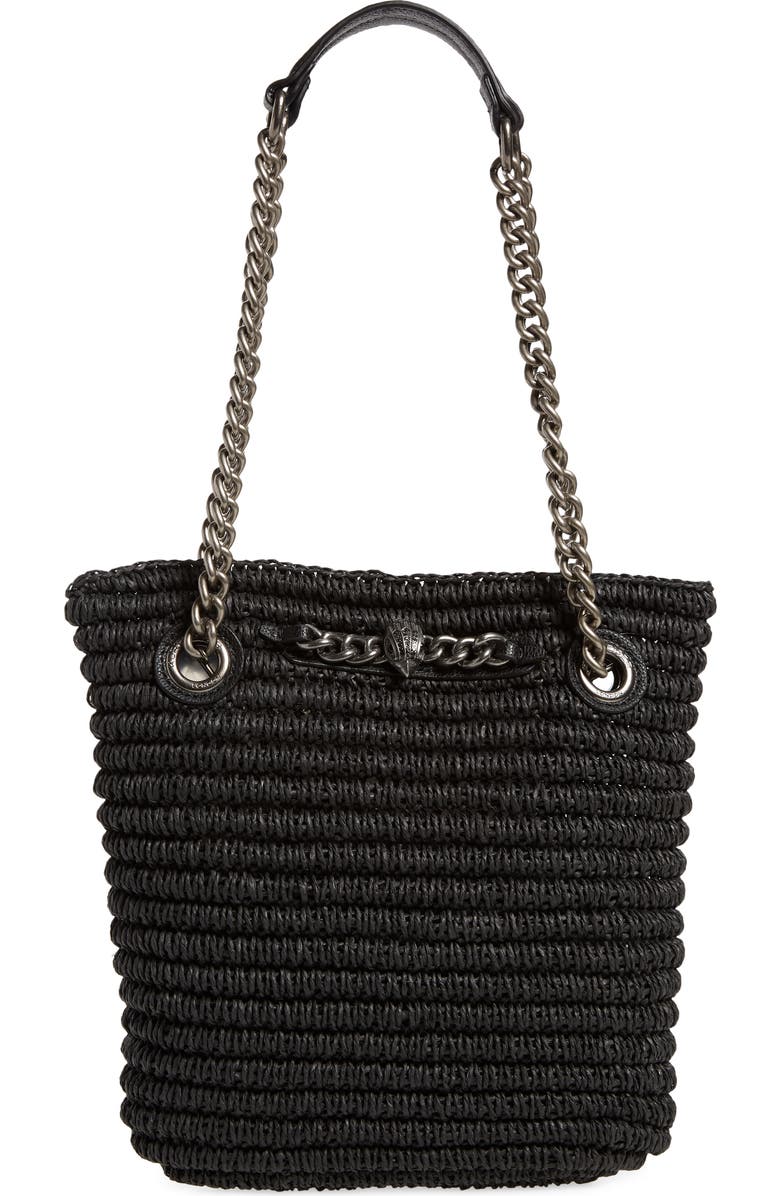 Kurt Geiger London Small Chelsea Raffia Tote, Main, color,