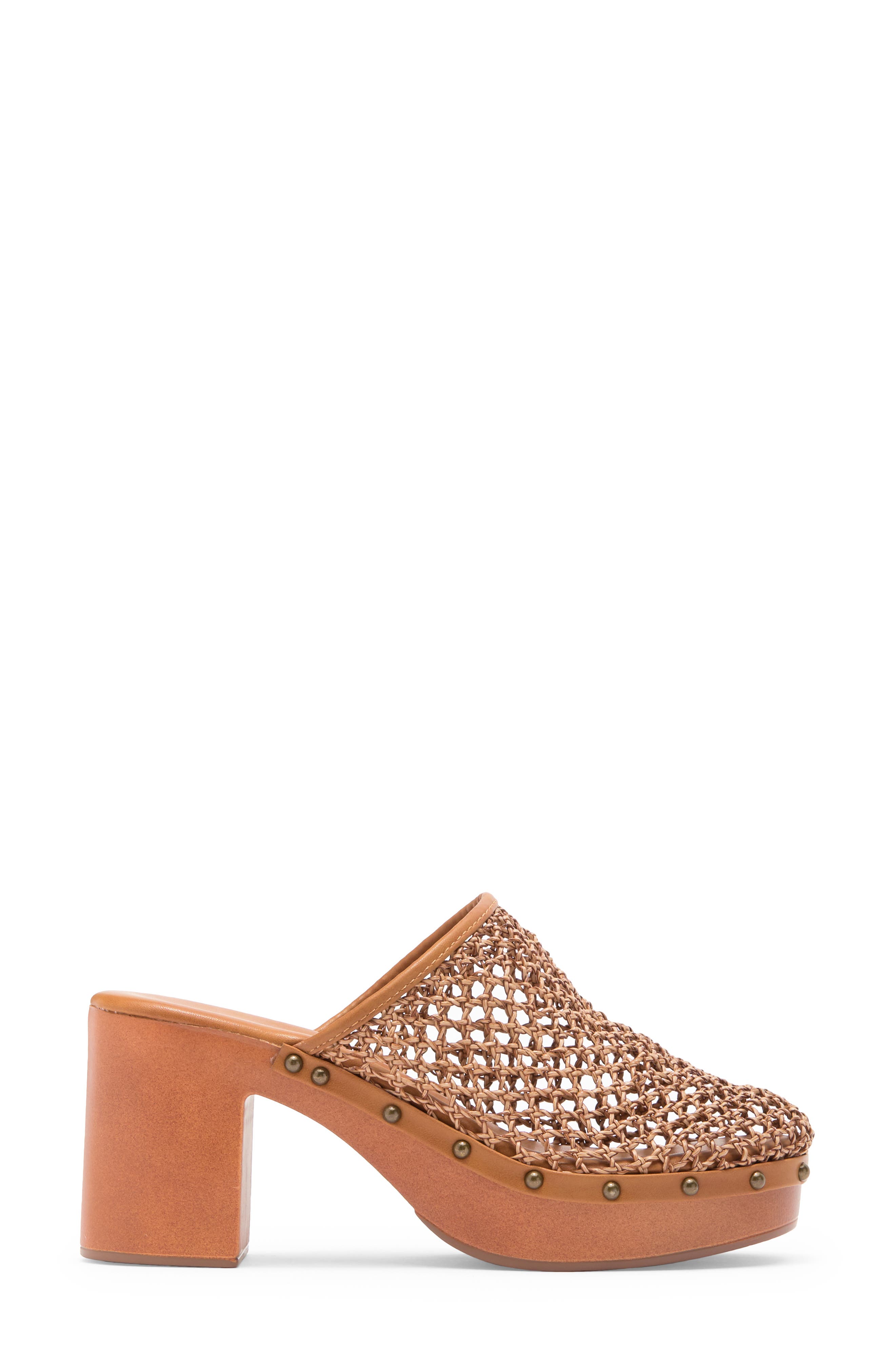 AZALEA WANG Ameenah Platform Mule, Alternate, color, Brown