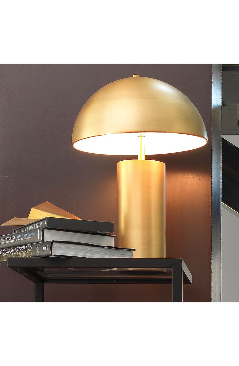 SHINE STUDIO Felix Table Lamp in Antique Brass Metal, Alternate, color, 