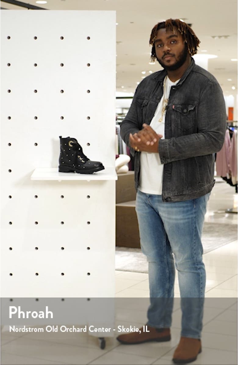 Studded Combat Boot, sales video thumbnail