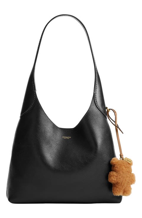 Genuine Shearling Puffy Bear Bag Charm