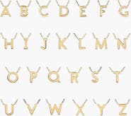 MEJURI Letter Necklace