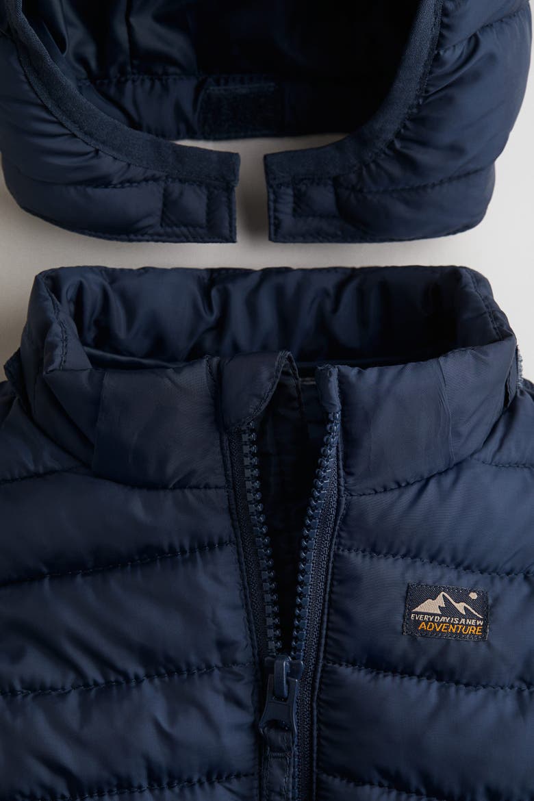 Puffer Vest, Alternate, color, Navy blue