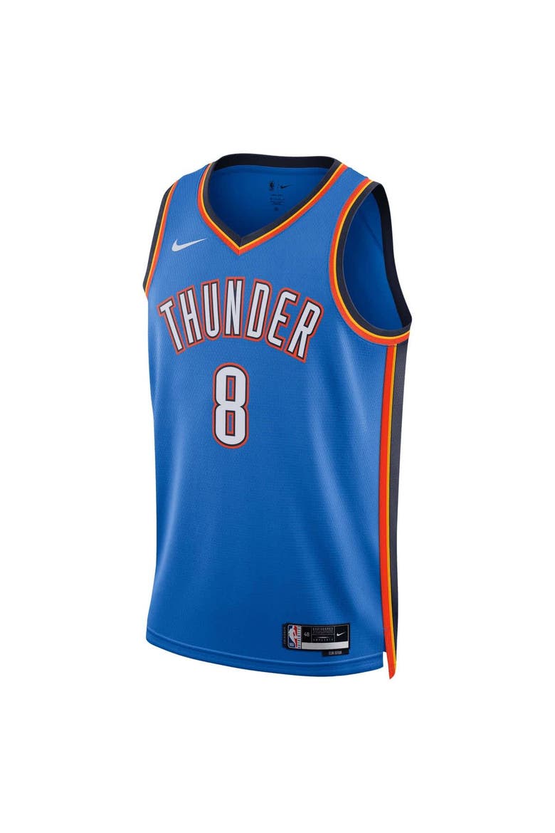 Unisex Nike Jalen Williams Blue Oklahoma City Thunder Swingman Jersey - Icon Edition, Alternate, color, Blue